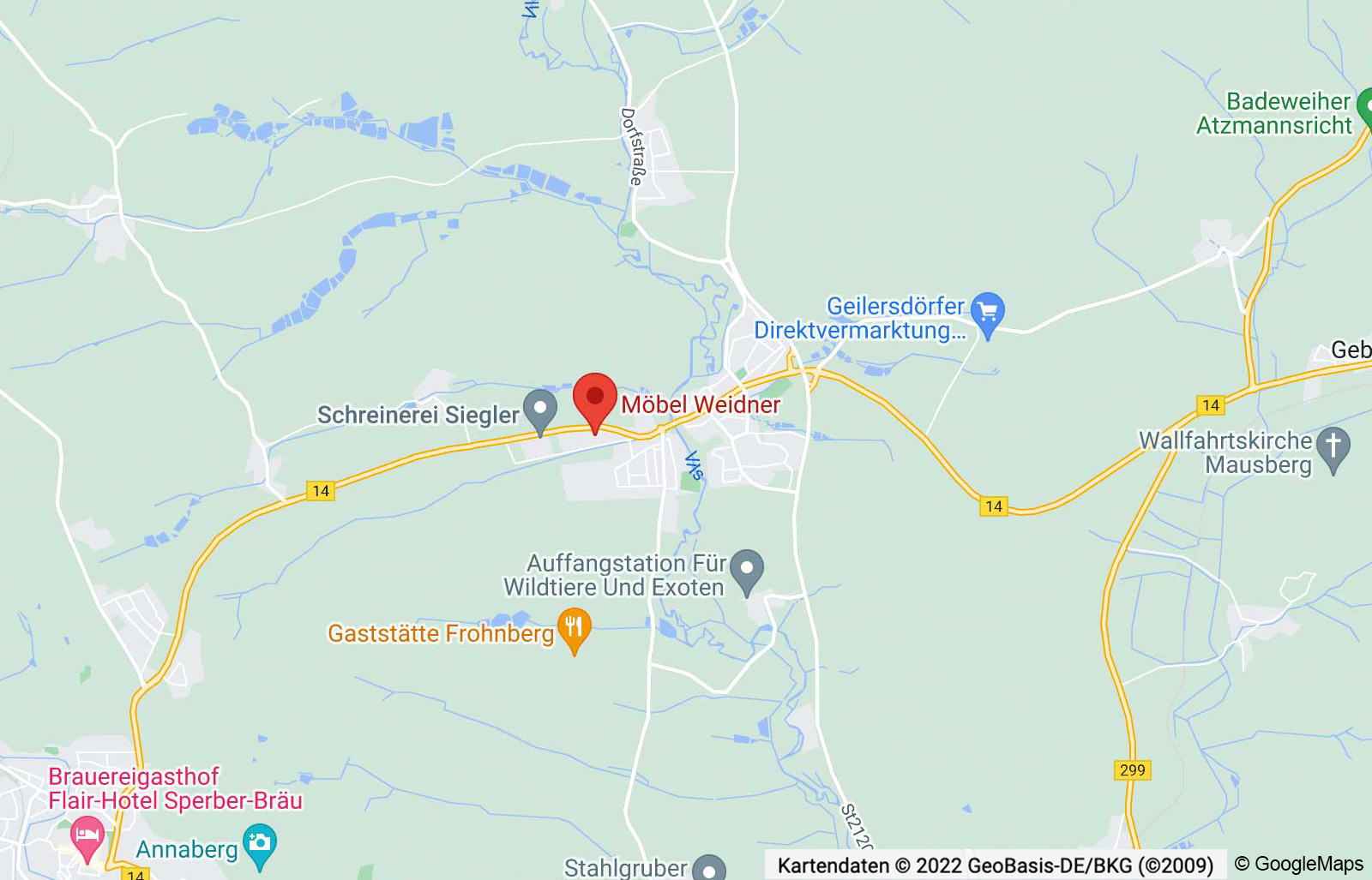 Standort Möbel Weidner Hahnbach